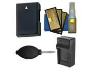 Essentials Bundle for Nikon D3200, D3300, D5200, D5300 Camera with EN-EL14 Battery & Charger + Cleaning Kit