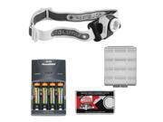 UPC 689466756951 product image for LED Lenser SEO5 180 Lumens Lightweight Headlamp (Grey) with 4 AAA Rechargeable B | upcitemdb.com
