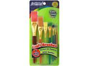Craft Brushes 7/pkg-assorted Sizes From Detail To Broad