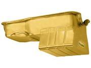 Milodon 30926 Steel Gold Zinc Plated Street And Strip Oil Pan For Ford 351W