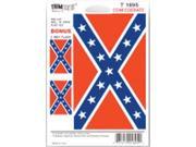 Trimbrite Confederate Flag Decal 3 1 2 X 5 1 4