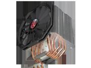 RAIJINTEK EREBOSS BLACK 6pcs 6mm Heat Pipe Slim 14013 PWM fan Copper Nickel Base Install Dual Fans Giant Dissipating Fin Multiple Mounting Kits for Intel