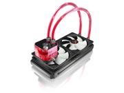 RAIJINTEK TRITON 280 Red All In One Open Loop Liquid CPU Cooler Pump Water Block Tank Design 2* 14025 PWM Fans 2 LED Lights Solid Mounting Kits for Int