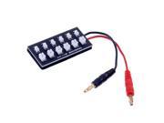 SODIAL 3.7V 1-12P Micro Charging Board for RC Helicopter Quadcopter Multiple Micro Lipo Batteries Charging Black