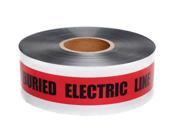 IDEAL 42 201 Detectable Underground Tape CAUTION BURIED ELECTRIC LINE BELOW