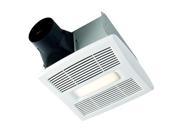 Broan AE80BL InVent Series Single Speed Fan with LED Light 80 CFM 1.5 Sones Energy Star Certified