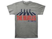 Beatles Men's Abbey Road Heather T-shirt Small Heather