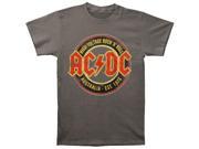 AC/DC Men's Australia Est 1973 T-shirt XX-Large Grey
