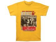 Beatles Men's Star Club T-shirt X-Large Yellow