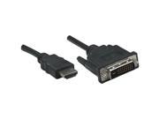 MANHATTAN 372503 HDMI R to DVI D Cable 6ft