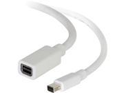 Cables To Go 54414 6FT MINI DISPLAYPORT EXTENSION CABLE M F WHITE