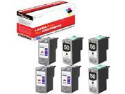 OWS® 2 Pack Compatible Ink Cartridge Unit for 3x CL-51 Color & 3x PG-50 Black Compatible Inkjet For PIXMA MP150 160 170 OWS® 2 Pack Compatible Ink Cartridge Unit for 3x CL-51 Color & 3x PG-50 Black Compatible Inkjet For PIXMA MP150 160 170