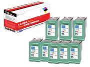 OWS® Compatible 8PK Inkjet Ink Unit for HP C8766WN ( HP 95 ) Color Compatible Inkjet Ink For 5740 6540 6840 6210 7310 7410 OWS® Compatible 8PK Inkjet Ink Unit for HP C8766WN ( HP 95 ) Color Compatible Inkjet Ink For 5740 6540 6840 6210 7310 7410