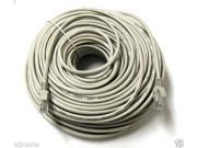 200FT RJ45 CAT5 CAT 5 HIGH SPEED ETHERNET LAN NETWORK GREY PATCH CABLE