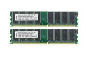 1GB 2X512MB DDR MEMORY RAM PC3200 NON ECC DIMM 400MHZ