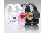 N65 Digital High Fidelity Wireless Stereo headphone Bluetooth headset with microphone MP3 Music Player support SD Card and USB White