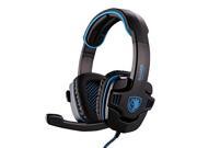 SADES SA901 High Quality 7.1 Channel Surround Sound Gaming Headset Headphones with Microphone for PC Game Blue Red