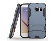 Armor Series Samsung Galaxy S7 Case TPU and PC 2 in 1 Kickstand Protective Cover Finish Case for Samsung Galaxy S7 (Blue-Black)