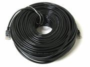 200FT RJ45 CAT5 HIGH SPEED ETHERNET LAN NETWORK BLACK PATCH CABLE