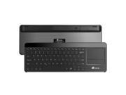 Wireless Bluetooth Keyboard w Built In Touchpad for IOS Android Windows Devices