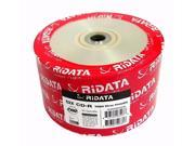 100 RITEK RIDATA Blank CD R CDR Silver Inkjet Printable 52X 700MB Media Disc