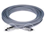 Premium Metal 10 FT Optical TosLink Cable Cord Digital Fiber Audio 8MM OD AV