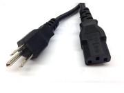 3 Prong POWER CORD CABLE For Dell PC Computer & Monitor