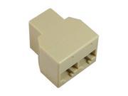 3Pack Ethernet Splitter Rj45 Adaptor Pc Connector Network LAN Pc Plug Cat5 6