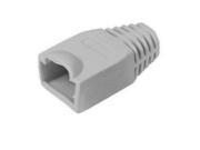 100 Pcs LOT CAT5 CAT5E CAT6 RJ45 Plug Connector End Boot Cap Snagless Grey