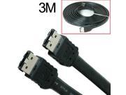 HQmade eSATA to eSATA Cable Male to Male Interconnect Data Cable External Serial ATA For Portable Hard Driver 9.84ft 3.0M