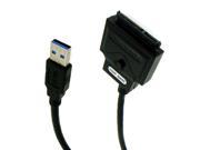 HQmade USB 3.0 To 2.5 SATA III Hard Drive Adapter 7 15Pin Cable For Laptop with UASP