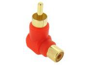 HQmade RCA Connector Phono Connector Right Angle Cinch Connector AV Cable Connector Gold Plated