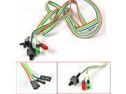 HQmade ATX Motherboard Power Cable and Button Switch for PC Replacement On Off Reset Switch 100CM