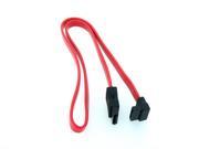 HQmade SATA 3.0 III Cable 7P 0.5M with Locking Latch For SATA I and SATA II Hard Drive Red