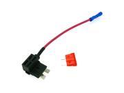 HQmade Add A Circuit Auto Fuse Tap Kit For Standard ATO ATC Blade Fuse Dual Fuse Holder to Piggy Back