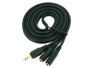 HQmade Q394 3.5mm Mini Stereo Audio Cable Male to Female For Audio 1.5M 5