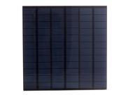4.5W 18V 250mA Solar Panel Charger Epoxy Coated Monocrystalline Sunpower Bank