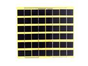 5W 12V 410mA Solar Panel Glass Fiber Module Charger Solar Cell For Outdoor Event