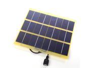 5W 5V 1000mA Solar Panel Glass Fiber Module Charger Smartphone Powerbank