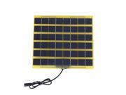 5W 12V 410mA Portable Solar Panel 12V Battery Charger Cell For Outdoor Activity