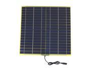 15W 18V 850mA Glass Fiber Solar Cell Solar Panel For 12V Car Battery Charger