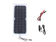 Semi flexible 10W 18V 550mA Solar Panel Battery Charger For 12V Car Battery