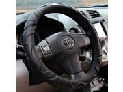 Universal Steering Wrap Luxury Leather Vehicle Car SUV Steering Wheel Cover 14.96 Diameter