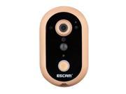 ESCAM QF600 Doorbell IP Camera HD P2P Indoor Surveillance Night Vision Security CCTV Camera with TF SD Card Slot
