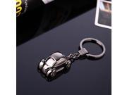 Creative Alloy Car Model Keychain Lovers Gift Keyring Keychains With Led Light Black