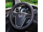 Leather handmade Ventilation Steering Wrap Vehicle Car SUV Truck Steering Wheel Cover Diameter 38cm