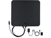 Indoor HDTV Antenna with Built in Signal Amplifier 16.5 Feet Long Cable