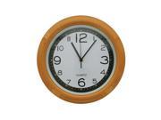 Bulk Buys Home Indoor Wall Decor Hanging Round Wood Clock Pack of 1