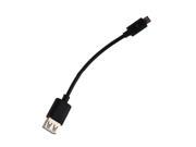 Black Micro USB to USB Adapter OTG Cable for Android Phone