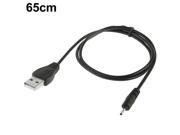 USB to 2.0mm DC Charging Cable Length 65cm